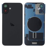 Chasis iPhone 16 PLUS NEGRO tapa trasera (Unibody, INCLUYE rejillas)