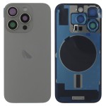 Chasis iPhone 16 PRO TITANIO NATURAL tapa trasera (INCLUYE rejillas)