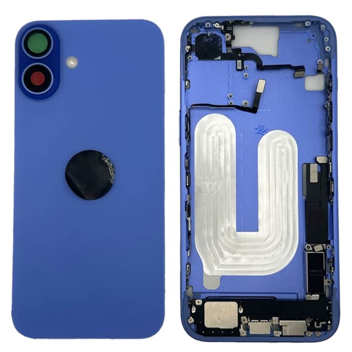 Chasis iPhone 16 PLUS AZUL ULTRAMAR CON COMPONENTES 100% originales