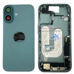 Chasis iPhone 16 VERDE AZULADO CON COMPONENTES 100% originales