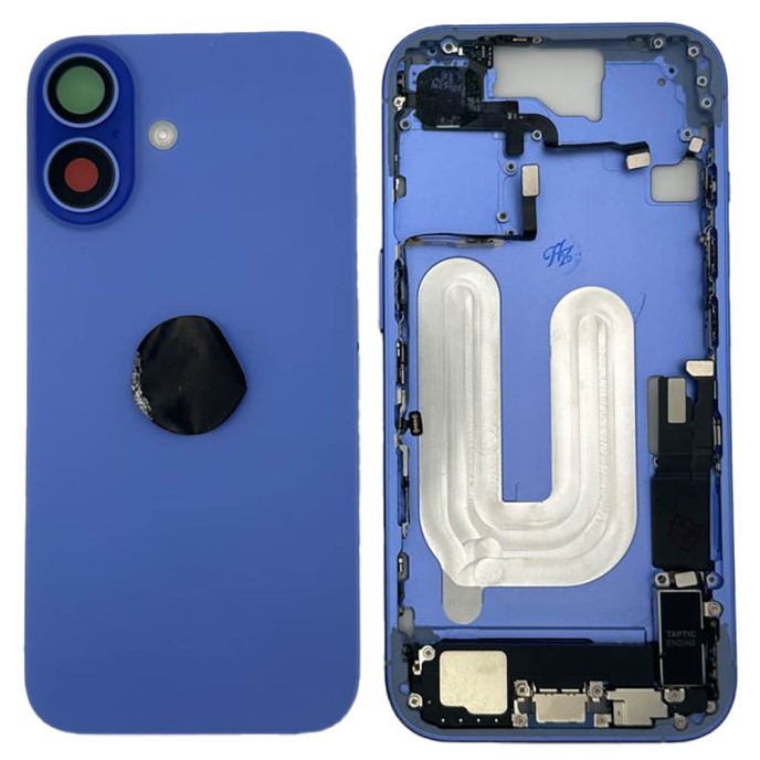 Chasis iPhone 16 AZUL ULTRAMAR CON COMPONENTES 100% originales