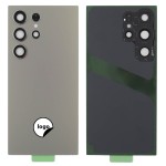 Tapa trasera Samsung S24 Ultra SM-S928 TITANIO GRIS CON LENTE