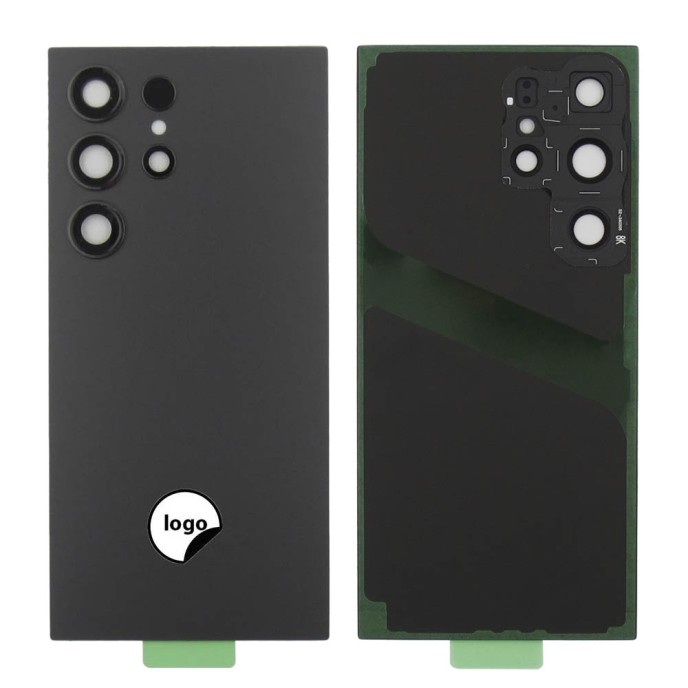 Tapa trasera Samsung S24 Ultra SM-S928 TITANIO NEGRO CON LENTE